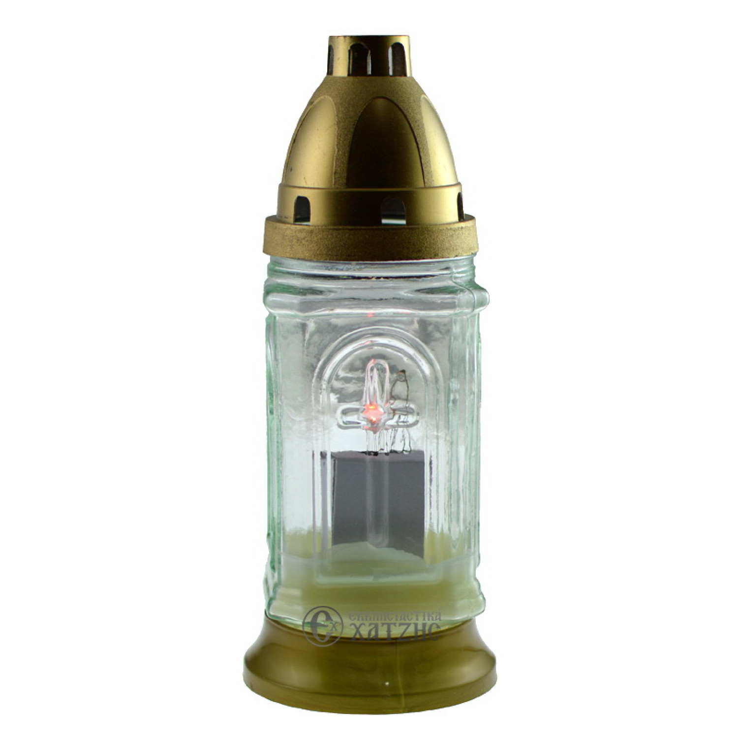 ΓΥΑΛΙΝΟ ΗΛΕΚΤΡΙΚΟ ΚΑΝΤΗΛΙ ΜΠΑΤΑΡΙΑΣ 150 ΗΜΕΡΩΝ